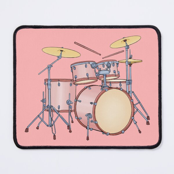 Item preview, Pink drum kit designed and sold by ElectronicCloud.