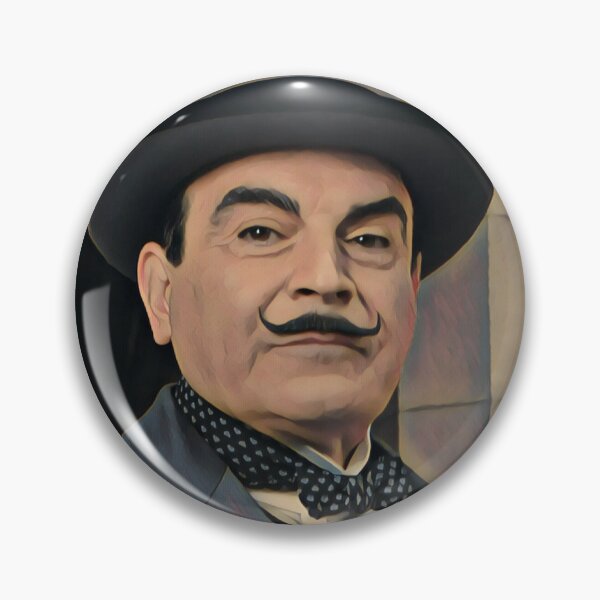 Item preview, David Suchet, Poirot in hat portrait designed and sold by Pinkgnomie.