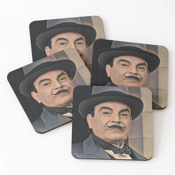 Item preview, David Suchet, Poirot in hat portrait designed and sold by Pinkgnomie.