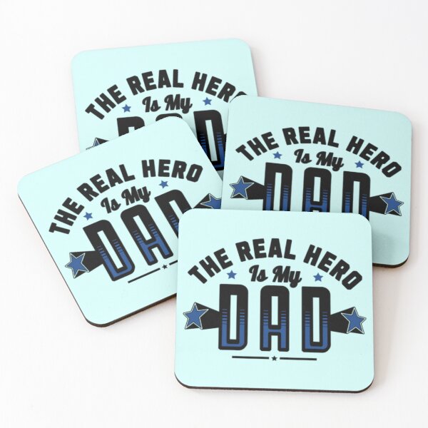 Item preview, The Real Hero Is My Dad! designed and sold by 1st Choice Design.
