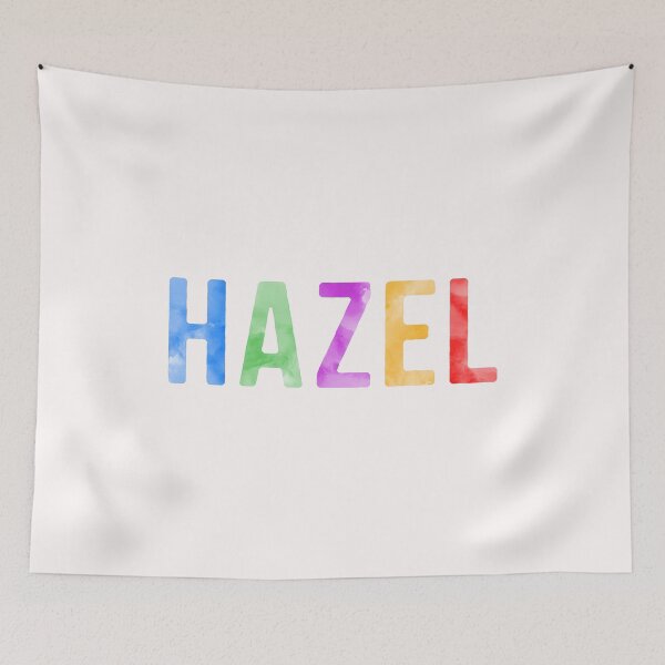 Item preview, Hazel Name Bright Colors designed and sold by Jeallan Designs.