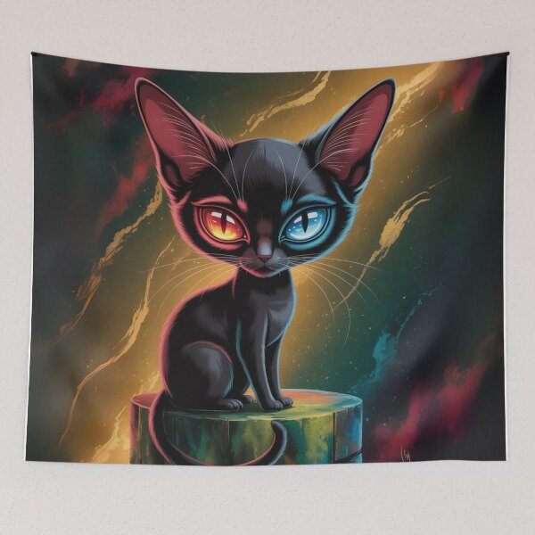 Item preview, Feline Guardian of Duality designed and sold by FusiTink.