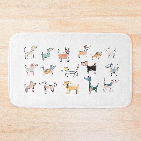 Item preview, Cartoon Doodle Dogs for Mugs designed and sold by Doodle Dog Store.