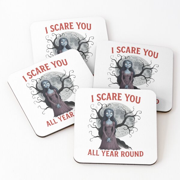 Item preview, Gothic Corpse Bride Style – I Scare You All Year Round designed and sold by PrintAtelier.