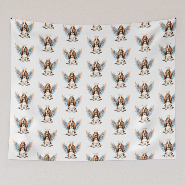 Item preview, Basset Hound Angel designed and sold by TheAnimalZ00.