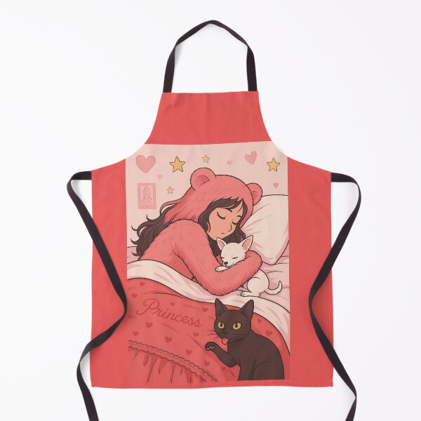 Item preview, Princess Nap Time Vibes – Pink Dreamcore Cozy Girl Art designed and sold by ReyDeLaCalle.