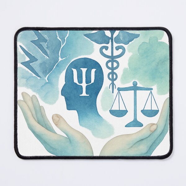 Item preview, Psychiatric Crisis Intervention - Mental Health Stabilization Art - Emergency Psych Gift designed and sold by TONSNAP.