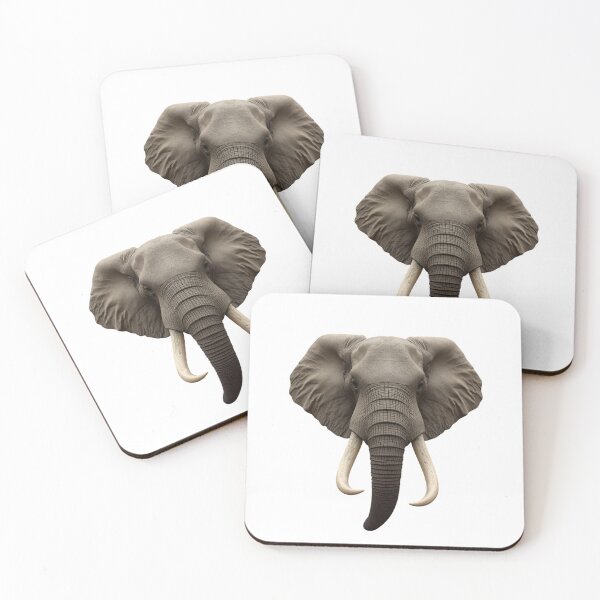 Item preview, Elephant Front View – Majesty of Nature designed and sold by RAKO13.