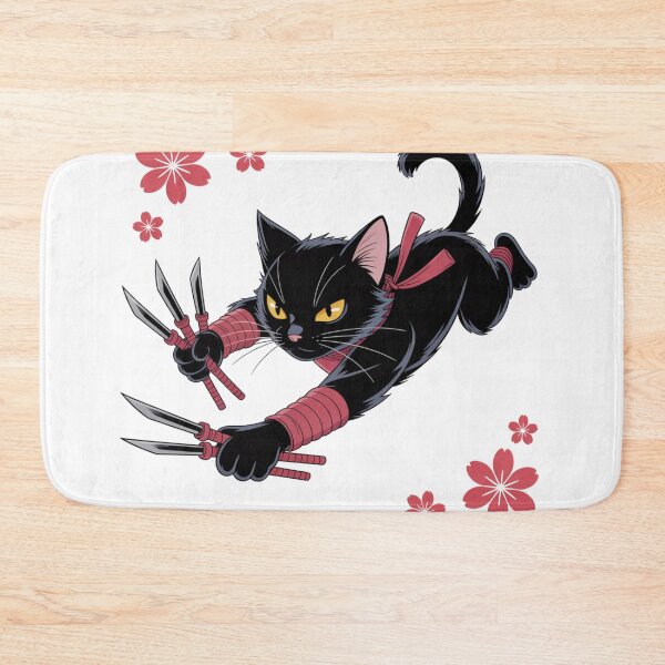 Item preview, Black Samurai Cat designed and sold by NicolasGlowArt.