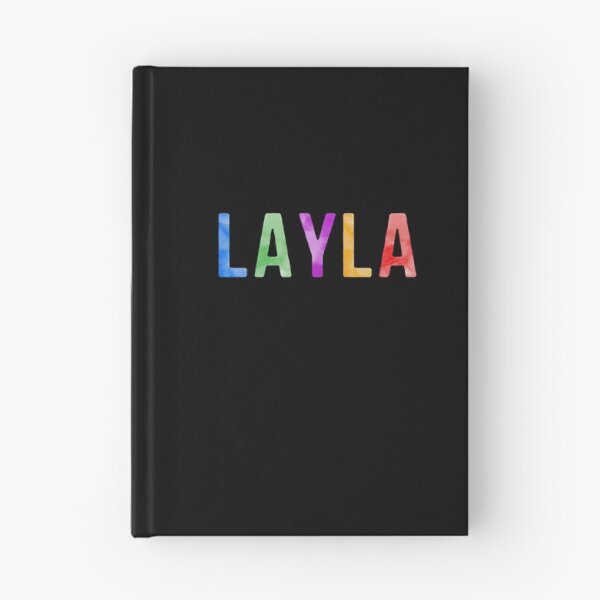 Item preview, Layla Name Bright Colors designed and sold by Jeallan Designs.
