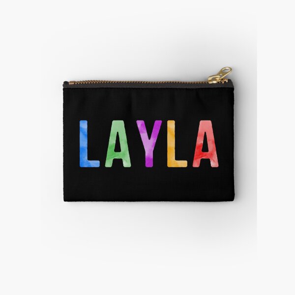 Item preview, Layla Name Bright Colors designed and sold by Jeallan Designs.