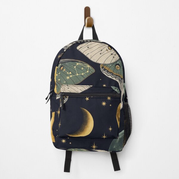 Item preview, Vintage Celestial Moth and Moon Phases Pattern designed and sold by ColorVR.
