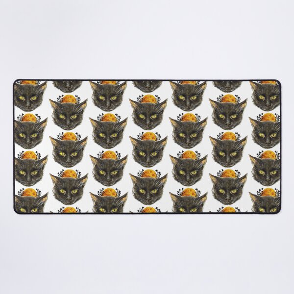 Item preview, Gato negro en luna llena designed and sold by SClassWeirdos.