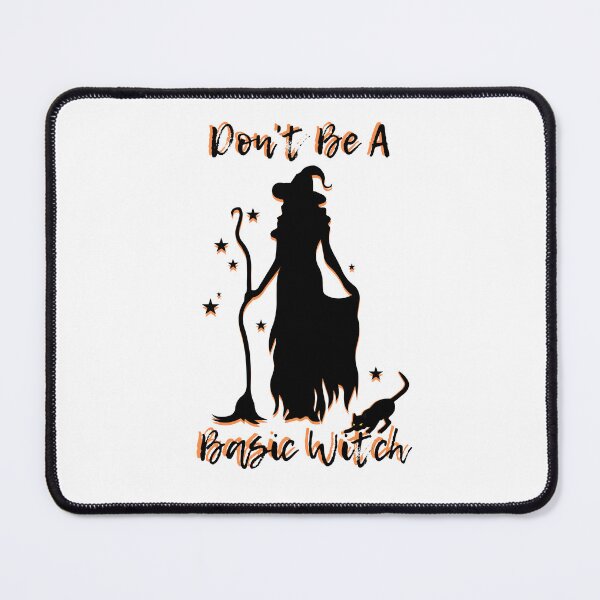Item preview, Don't Be A Basic Witch Sticker (Cute Witchcore Humor) designed and sold by AKawaiiPastels.