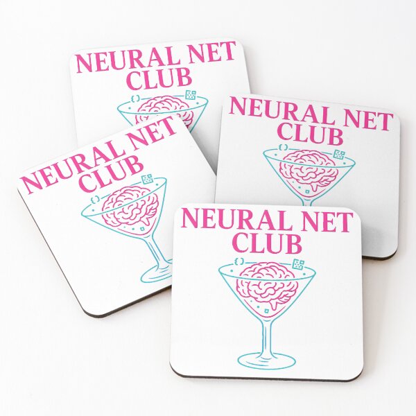 Item preview, Neural Net Club – AI Brain Cocktail Meme Design designed and sold by NeonStack.