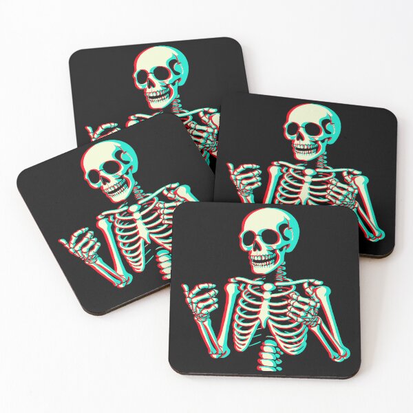 Item preview, Anaglyph 3D Skeleton designed and sold by Ghost on Toast.