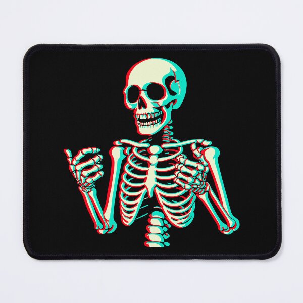 Item preview, Anaglyph 3D Skeleton designed and sold by Ghost on Toast.