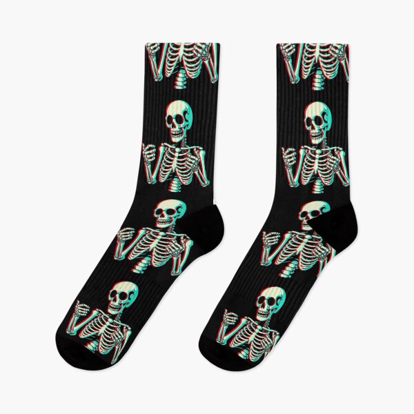 Item preview, Anaglyph 3D Skeleton designed and sold by Ghost on Toast.