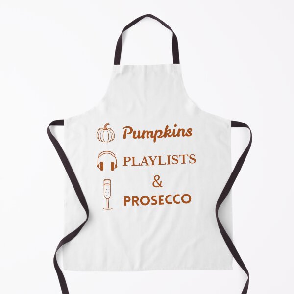Item preview, Pumpkins Playlists & Prosecco – Autumn Lifestyle Typography Artwork designed and sold by UniquePoster.