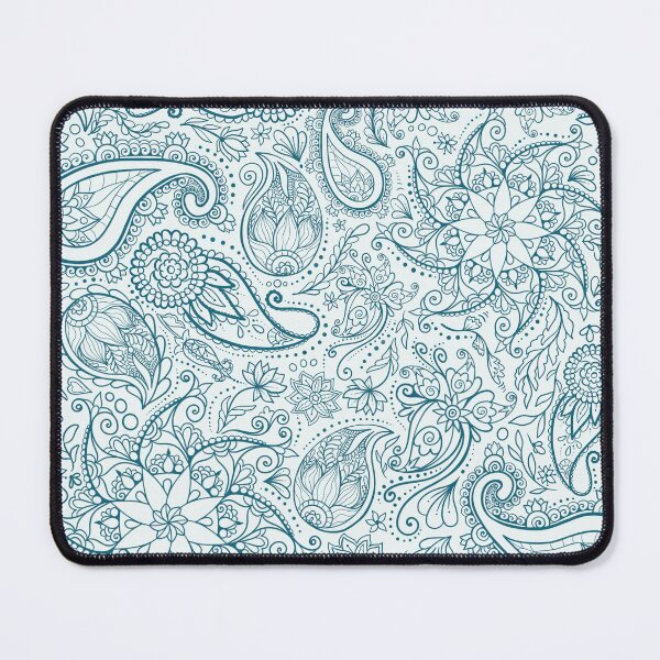 Item preview, Paisley Mehendi Indian Style Line Art Ornamental Seamless Pattern designed and sold by katyasuresh.