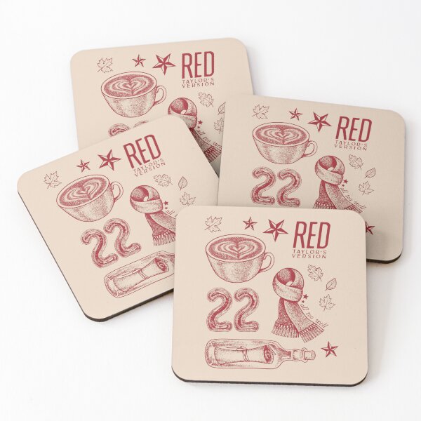 Item preview, Red Taylor Swift Album Sticker Pack designed and sold by moonna designs.
