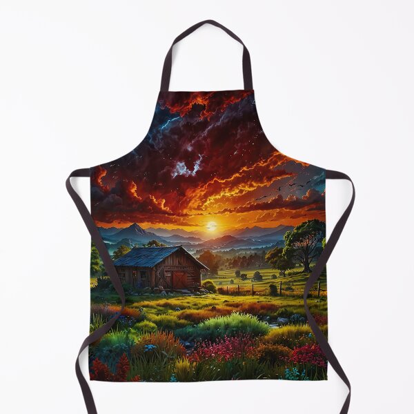 Item preview, Sunset on the farm designed and sold by PixelParadies.