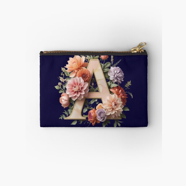 Artikelvorschau, Elegantes florales Monogramm Buchstabe A – Botanischer Anfangsbuchstabe mit Pfingstrosen, Rosen und Dahlien | Personalisiertes Geschenk & feminines Dekor entworfen und verkauft von AmenAlways.