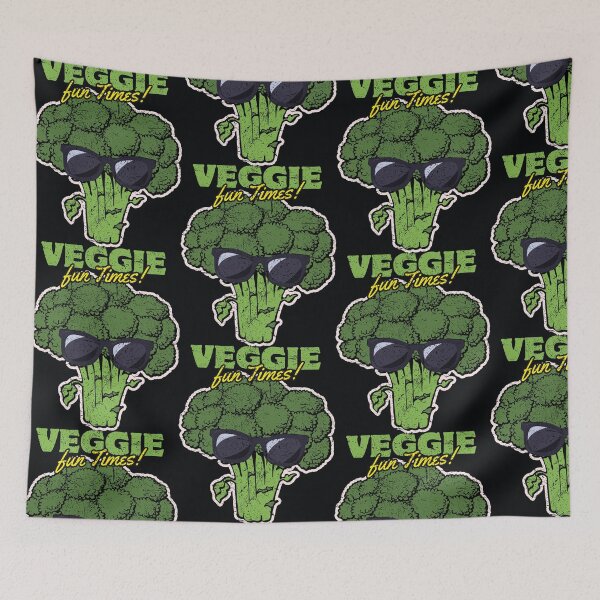 Item preview, Playful Sunglasses-Wearing Broccoli with Vintage Feel designed and sold by SplashTastic.