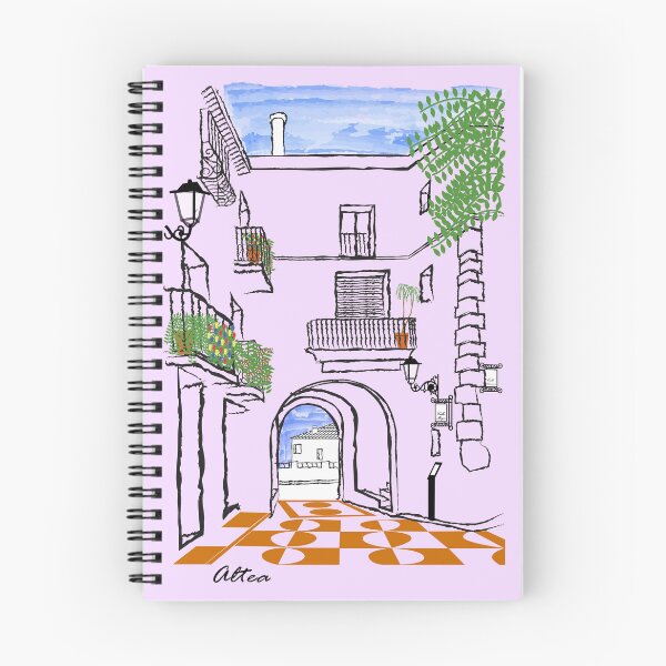 Item preview, Old Portal of Altea T-shirt in Orange designed and sold by malangacamisetas.