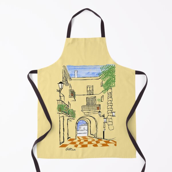Item preview, Old Portal of Altea T-shirt in Orange designed and sold by malangacamisetas.