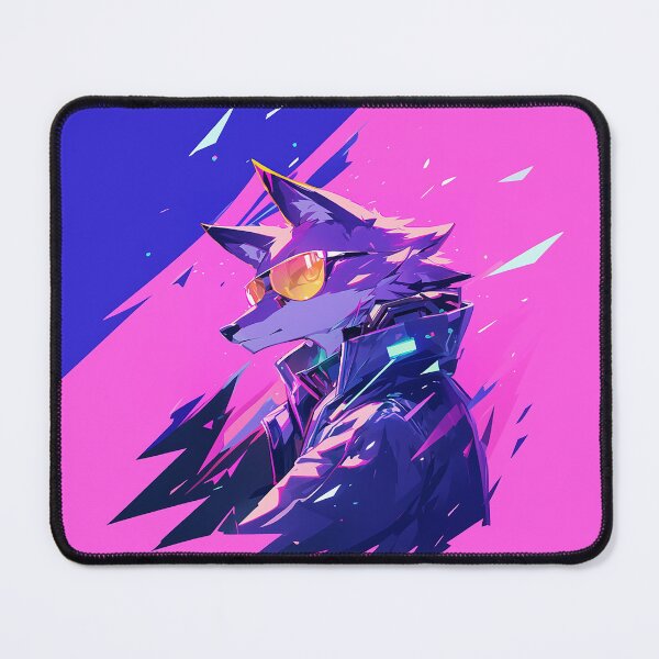 Item preview, Cyberpunk Vaporwave Fox with Sunglasses designed and sold by Christian Weiss.