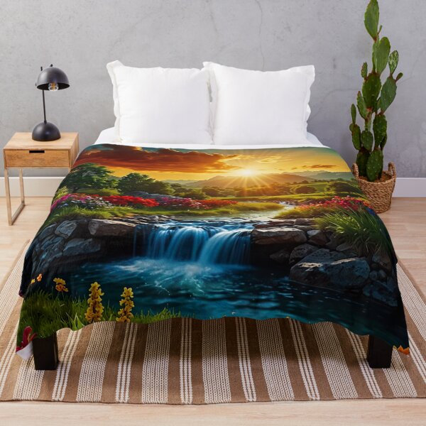Item preview, The Stream of the Golden Morning designed and sold by PixelParadies.