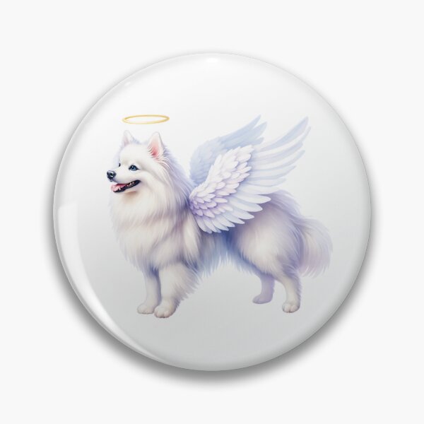 Item preview, American Eskimo Dog Angel designed and sold by TheAnimalZ00.