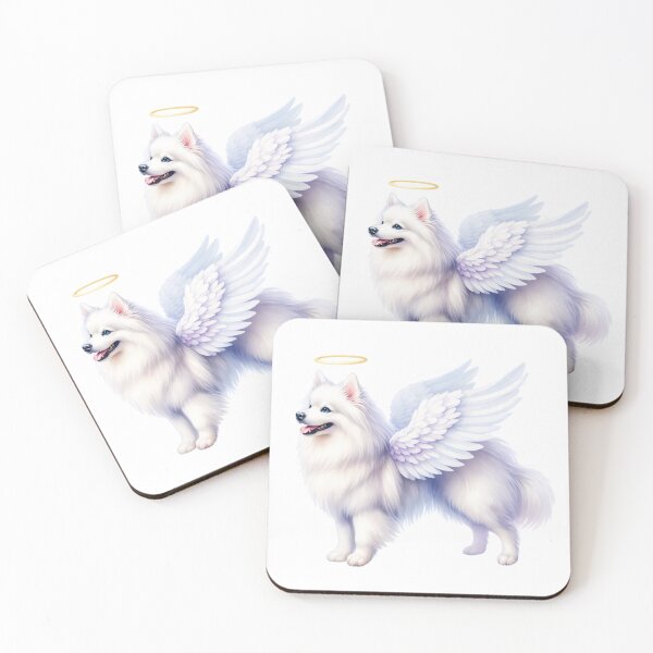 Item preview, American Eskimo Dog Angel designed and sold by TheAnimalZ00.