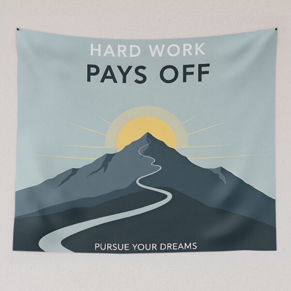 Item preview, Hard Work Pays Off - Pursue Your Dreams designed and sold by EastgateVision.