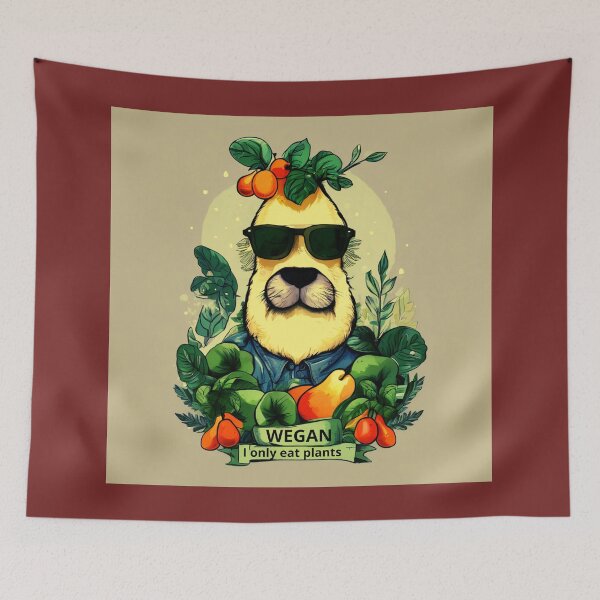 Item preview, Let Your Shirts Be Vegan designed and sold by Zofia Sosnecka.