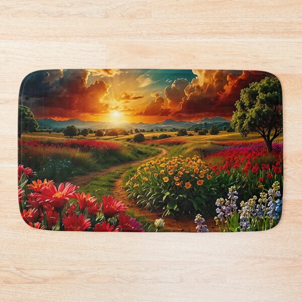 Item preview, The Valley of Golden Flowers designed and sold by PixelParadies.
