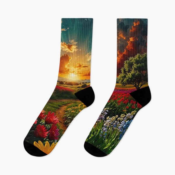 Item preview, The Valley of Golden Flowers designed and sold by PixelParadies.
