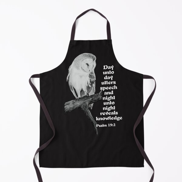 Item preview, Barn owl with Bible verse designed and sold by OnaleeNicklinArt.