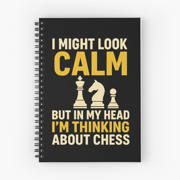 Item preview, Calm Outside, Chess Inside designed and sold by Your Chess Vault.