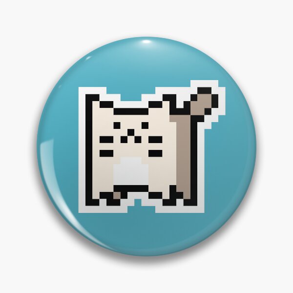 Item preview, White Pixel-Cat designed and sold by Wojciech Sumara.