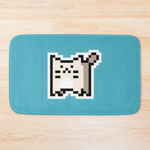 Item preview, White Pixel-Cat designed and sold by Wojciech Sumara.