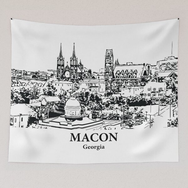 Item preview, Macon – Georgia designed and sold by Lakeric Cityscapes.