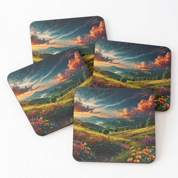 Item preview, The path through the blooming valley designed and sold by PixelParadies.