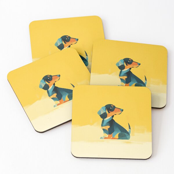 Item preview, Minimalist Papercut Dachshund Dog Art designed and sold by Christian Weiss.