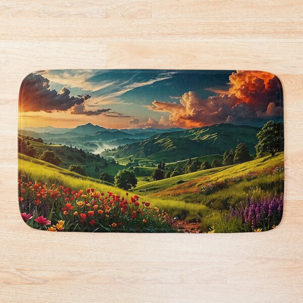 Item preview, The path through the blooming valley designed and sold by PixelParadies.