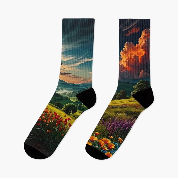 Item preview, The path through the blooming valley designed and sold by PixelParadies.