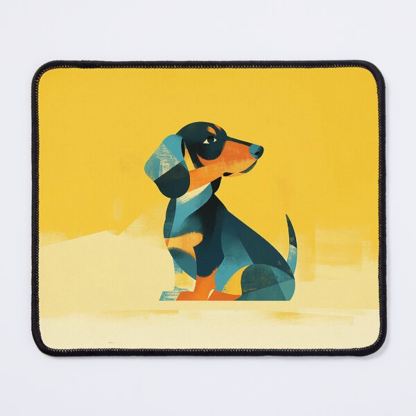 Item preview, Minimalist Papercut Dachshund Dog Art designed and sold by Christian Weiss.