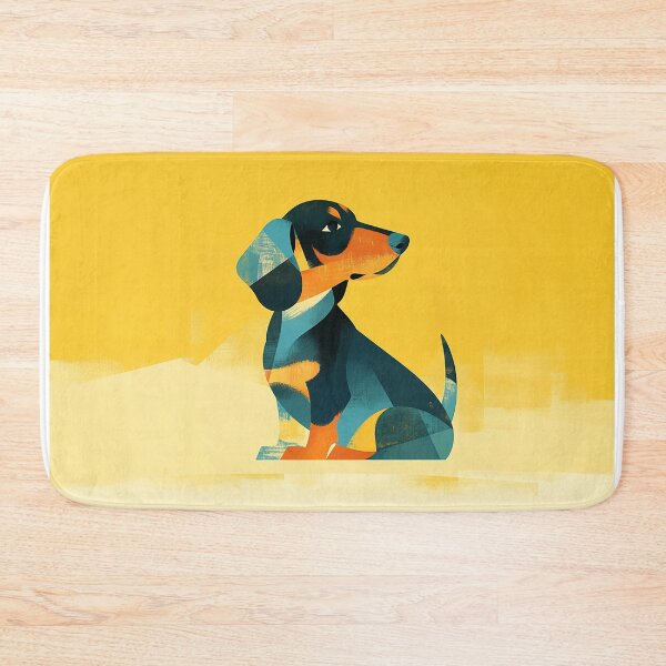 Item preview, Minimalist Papercut Dachshund Dog Art designed and sold by Christian Weiss.