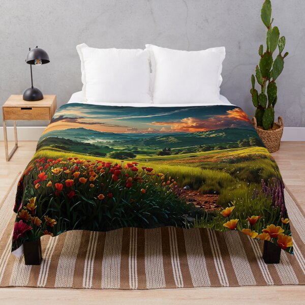Item preview, The path through the blooming valley designed and sold by PixelParadies.